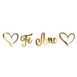 12 pieces Foil Te Amo Streamer - Streamers & Confetti