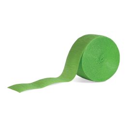 24 pieces Fr Festive Crepe Streamer - Light Green - Streamers & Confetti
