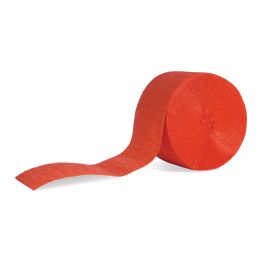 24 pieces Fr Festive Crepe Streamer - Red Orange - Streamers & Confetti