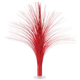 6 pieces Metallic Spray Centerpiece - Red - Party Center Pieces