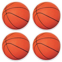 12 pieces Plastic Basketball Placemats - Placemats