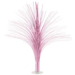 6 pieces Metallic Spray Centerpiece - Pink - Party Center Pieces
