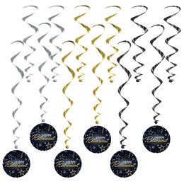 144 pieces Happy Retirement Whirls - Photo Prop Accessories & Door Cover