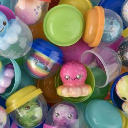 250 pieces 2-inch Micro Squish Octopus Assortment In 2-inch Capsule - Slime & Squishees