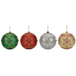 36 Pieces 12cm Christmas Balls Snowflake - Christmas Ornament