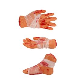 24 Pieces Halloween Fake Limbs Decor 10 X 22cm - Halloween