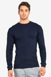36 Pieces Knocker Men's Medium Weight Thermal Navy Small - Men's Winter Jackets