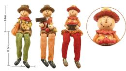 24 Pieces Harvest Tabletop Decorations Cute Scarecrow - Thanksgiving