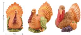 24 Pieces Harvest Tabletop Decorations Turkey - Thanksgiving