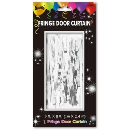 24 Pieces Gloss Finished Door Curtain Silver - Photo Prop Accessories & Door Cover