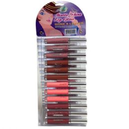 48 pieces Starry Shine & Luster Matte Lipgloss In Countertop Display - Lip Gloss