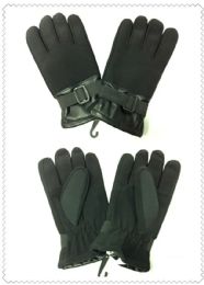 36 Pairs Black Unisex Flannel Glove - Fleece Gloves