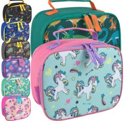 24 Pieces Fridge Pak Printed Lunch Bag - Assorted - Lunch Bags & Accessories