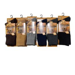 60 Pairs 30 Lambs Wool Winter Socks - Leather Gloves