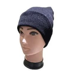 36 Pieces Beanie Winter Hat Fur Lined in Black - Winter Scarves