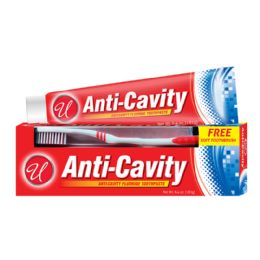 24 Pieces 6.4 Ounce Toothpaste Anti Cavity With Toothbrush - Toothbrushes and Toothpaste