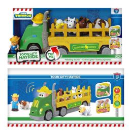 15 Pieces Toon City Hayride - Car, Planes, Trains & Bikes