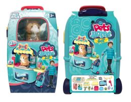 8 Pieces Cat Luggage Play Set - Girls Toy Sets