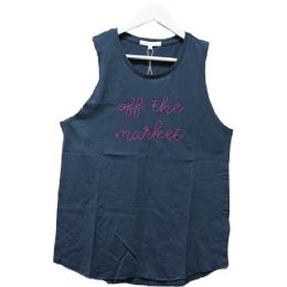 72 Pieces of Off The Market Graphic Sleeveless Tee Medium
