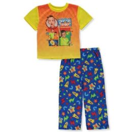 12 Sets Vlad & Niki Boys' Short Sleeve Pajama Set With Graphic Tee And Print Pants Size 3t - Toddler Boys Sets