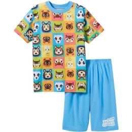 12 Sets Animal Crossing All-Over Character Print Pajama Set Large - Toddler Boys Sets