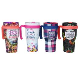 20 Pieces Roughneck 30oz SS Insulated Tumbler With Handle Assorted - Drinking Water Bottle