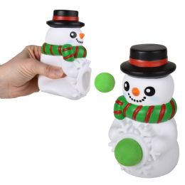 36 pieces Snowman Foam Ball Blaster 5.5-inch - Christmas Novelties