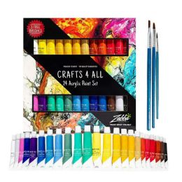 24 Sets 24ct Crafts 4 All Acrylic Paint Set - Art Paints
