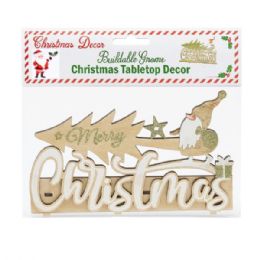 6 pieces Wood Gnome Christmas Tabletop  Decor - Christmas Decorations