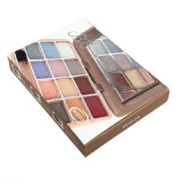 48 pieces Br Tan 12 Color Eyeshadow Palette - Eye Shadow & Mascara