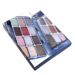 48 pieces Br Blue 12 Color Eyeshadow Palette - Eye Shadow & Mascara