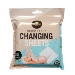 48 Packs Earthbound Baby Changing Sheets - Baby Beauty & Care Items