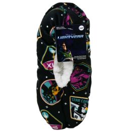 12 Pieces 1pk M/l Boys Lightyear Star Command Snuggle Toe Booties - Women's Tube Sock