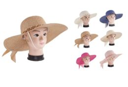24 Pieces of 24 Women Summer Belted Hat