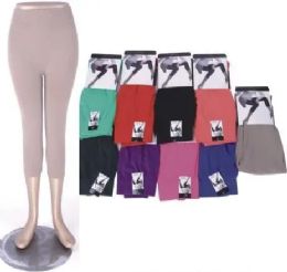 36 Pieces LOW WAIST Black COLOR CAPRI - Womens Leggings