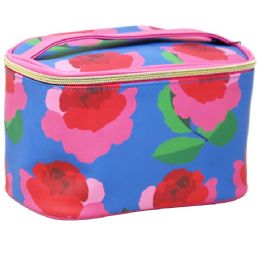 40 Pieces Colorful Floral Printed Cosmetic Train Bag - Cosmetic Cases