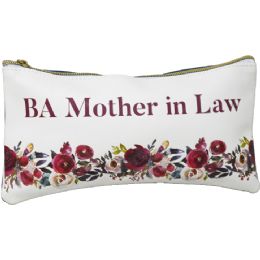72 Pieces White Pu Cosmetic Bag - MotheR-IN-Law (red Floral) - Cosmetic Cases
