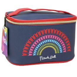 20 Pieces Navy Rainbow Print Cosmetic Train Bag - Cosmetic Cases