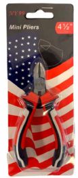 12 pieces 4.5-inch Mini Pliers With Usa Flag Design - Pliers