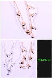 12 of Dolphin Charm Anklets - Assorted