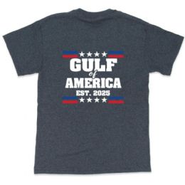 12 pieces of "gulf Of America - Est. 2025 " T-Shirts - Dark Heather M/l/xl