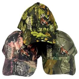 24 Pieces The Great Out Door Hunt Hat - Hunting Caps