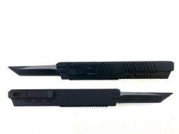 12 pieces Black 6.5-inch Anodized Aluminum Handle W/ 1 7/8-inch Black Blade - Outdoor Recreation