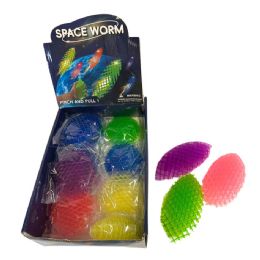 24 Pieces Fidget Amoeba Translucent Morph Worm Toy Clear Color - Fidget Spinners
