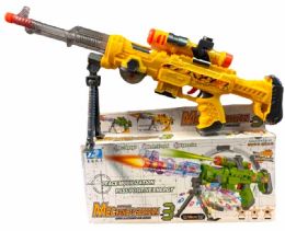 6 pieces Light Up And Sound Toy Machine Gun - Light Up Toys
