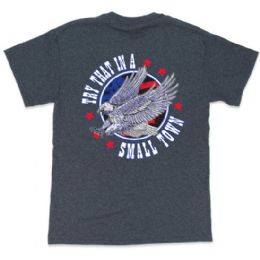 12 pieces of "try That In A Small Town" Eagle Graphic T-Shirts - Dark Heather Xxl