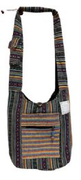 5 Pieces Heavy Material Nepal Handmade Hobo Bags - Draw String & Sling Packs
