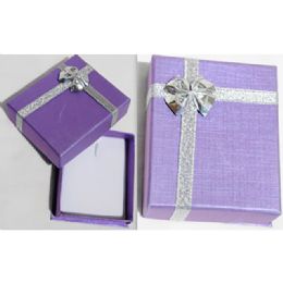 12 pieces Jewelry Display Gift Box Purple - Jewelry Box