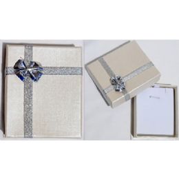 12 pieces Jewelry Display Gift Box Silver - Jewelry Box