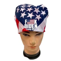 12 pieces Usa Flag Style "f**k Biden" Bandanas - Bandanas